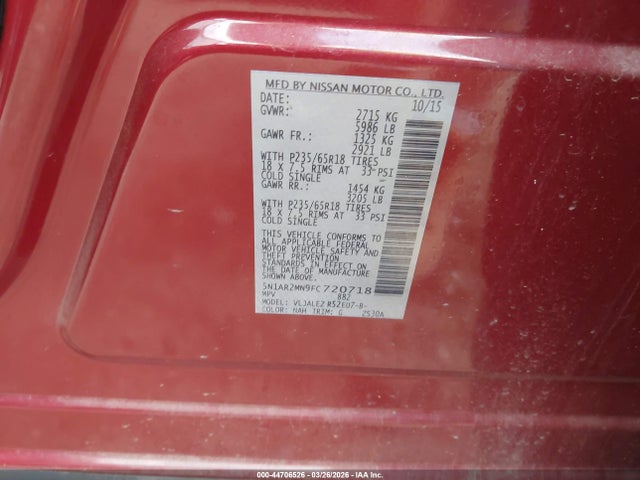 Nissan Pathfinder Sv