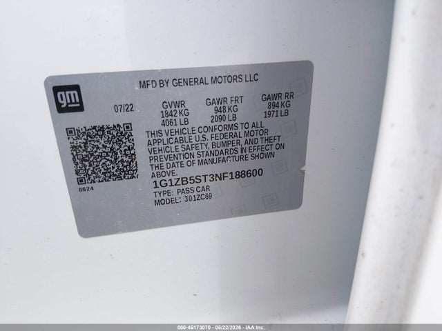 Chevrolet Malibu Fwd Ls