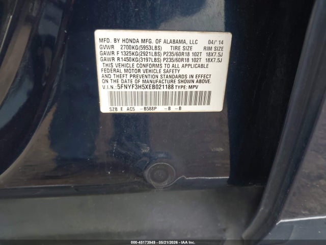 Honda Pilot Ex-l