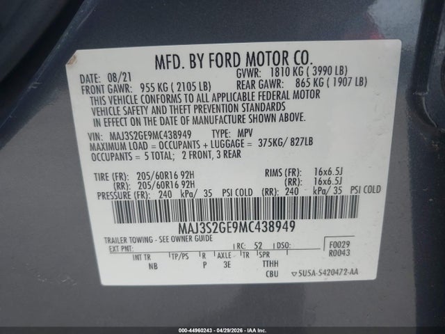 Ford EcoSport Se