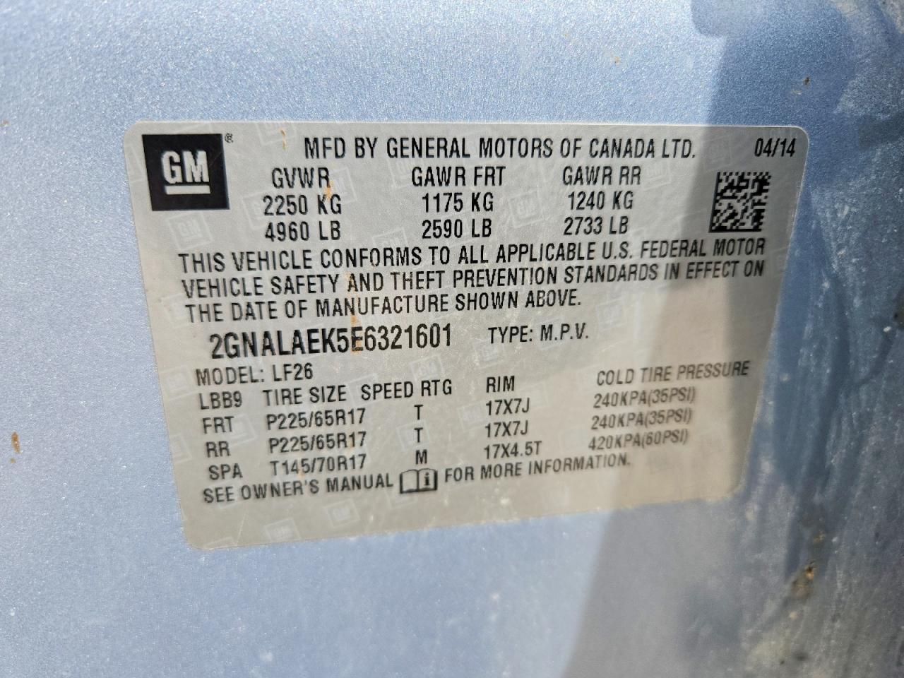 Chevrolet Equinox Ls