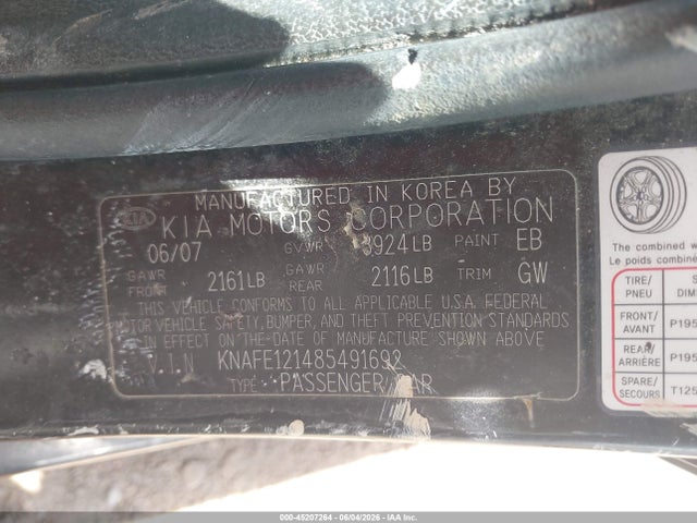Kia Spectra Ex