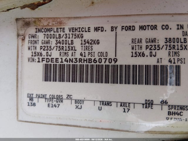 Ford Econoline E150 Van
