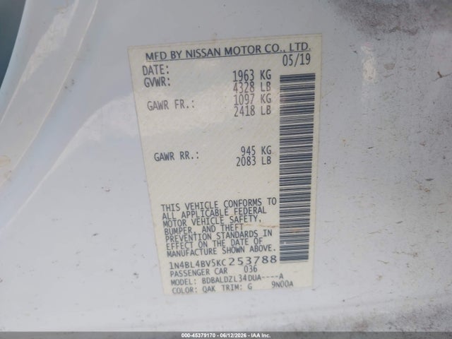 Nissan Altima 2.5 S