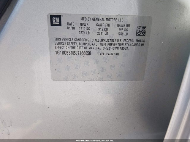 Chevrolet Cruze Ls Auto
