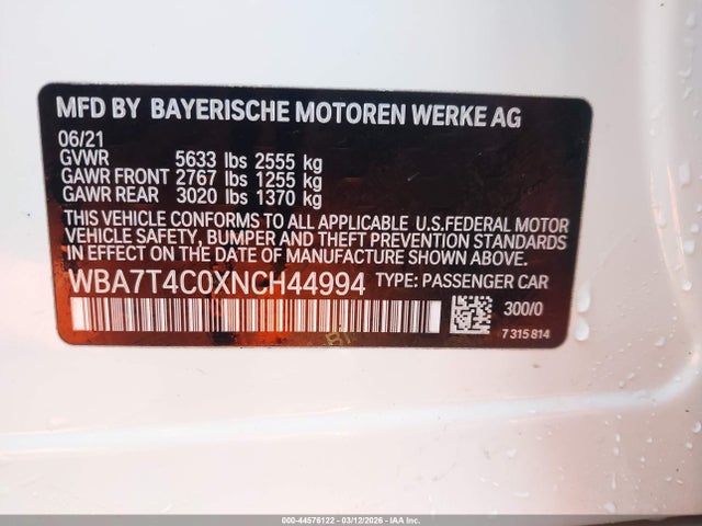 BMW 7 Series I Xdrive