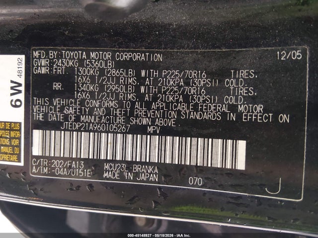 Toyota Highlander V6