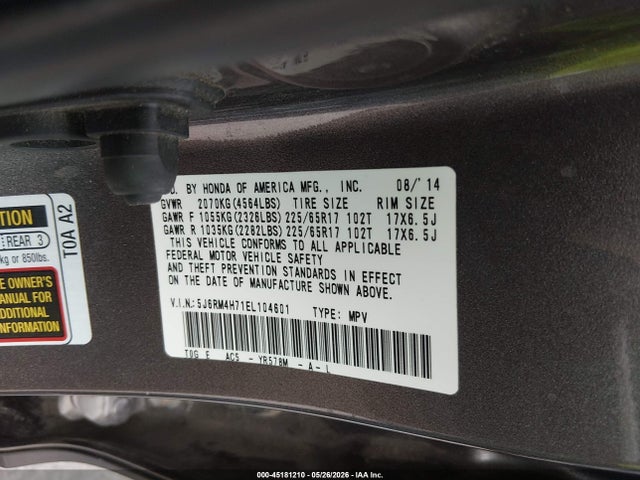 Honda CR-V Ex-l
