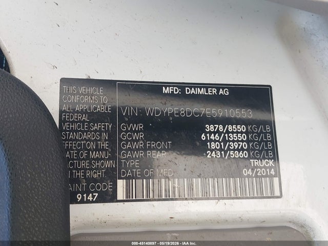 Freightliner Sprinter 2500 High  Roof