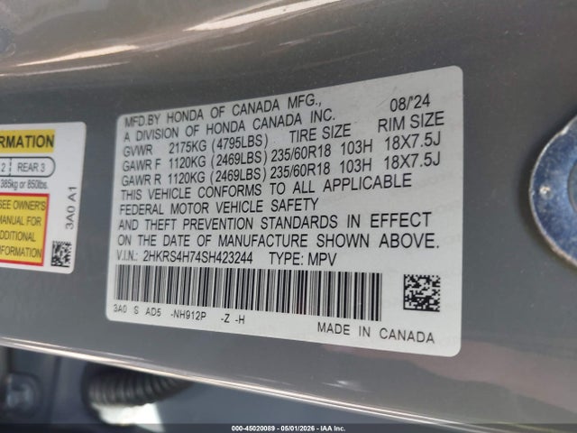 Honda CR-V Ex-l Awd