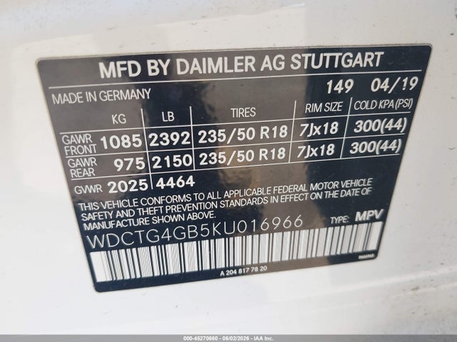 Mercedes-Benz GLA 4matic