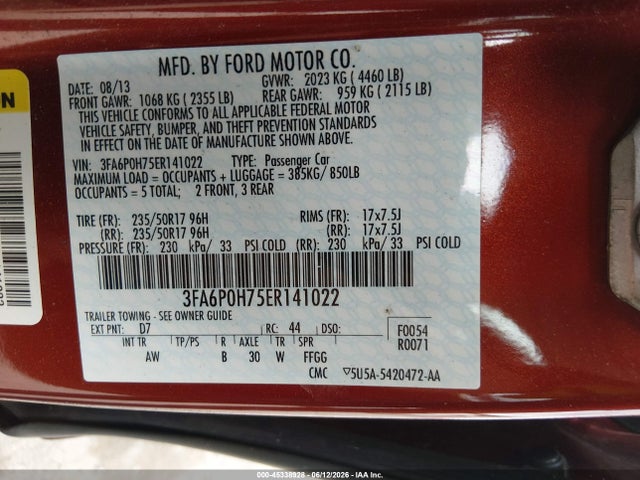 Ford Fusion Se