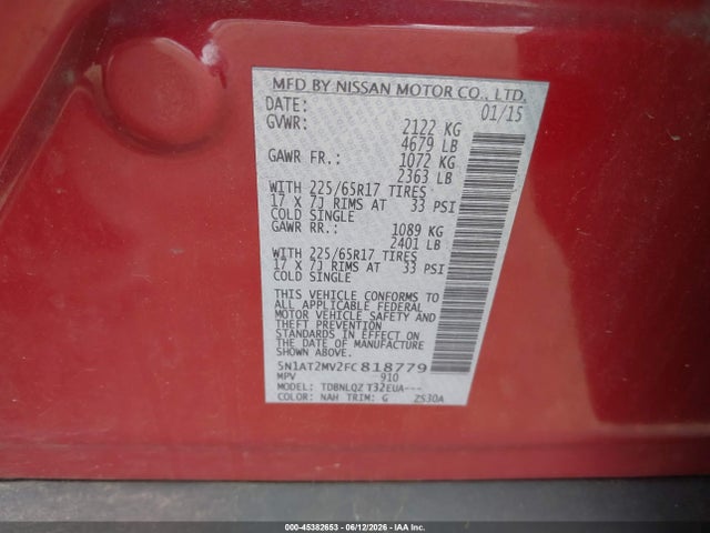 Nissan Rogue Sv