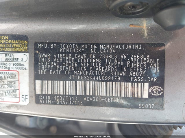 Toyota Camry Le