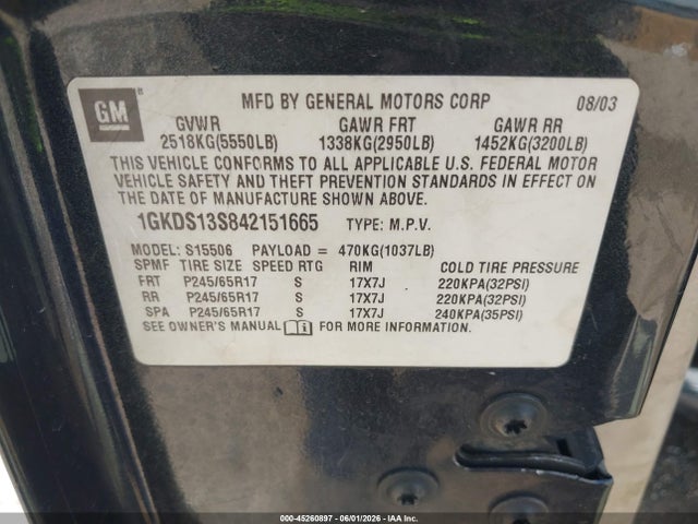 GMC Envoy Sle