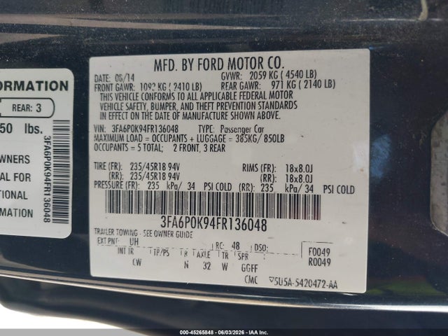 Ford Fusion Titanium