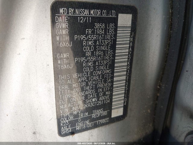 Nissan cube 1.8 Sl