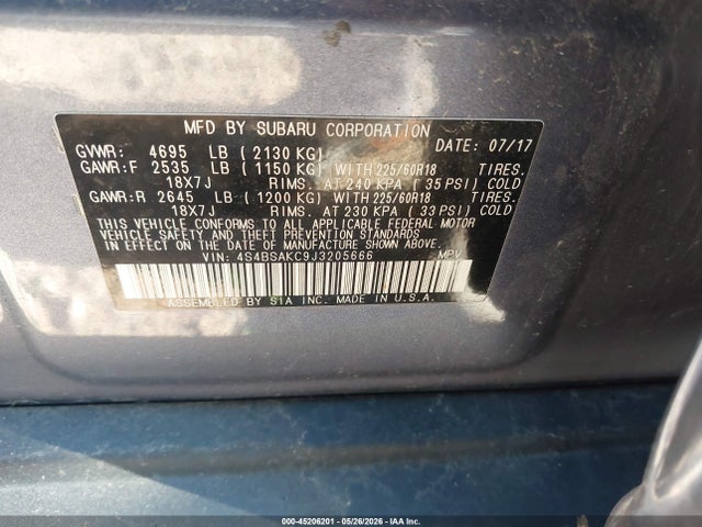 Subaru Outback 2.5i Limited