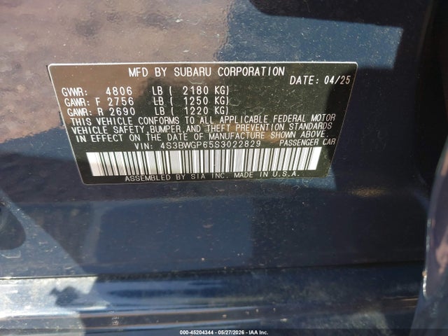 Subaru Legacy Touring Xt