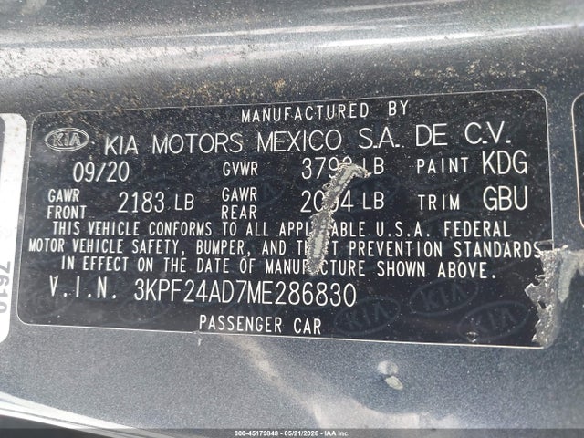 Kia Forte Lxs