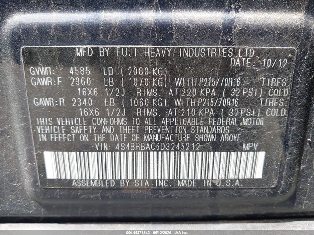 Subaru Outback 2.5i