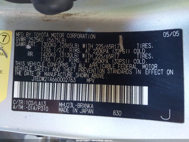 Toyota Highlander Limited V6