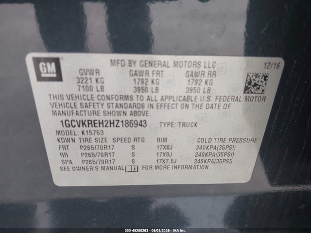 Chevrolet Silverado 1500 1lt
