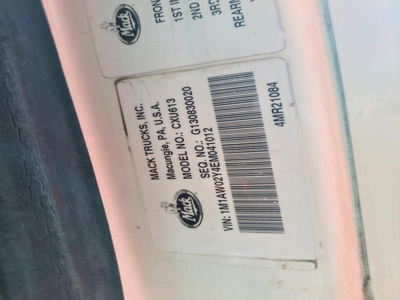 Mack Cxu613