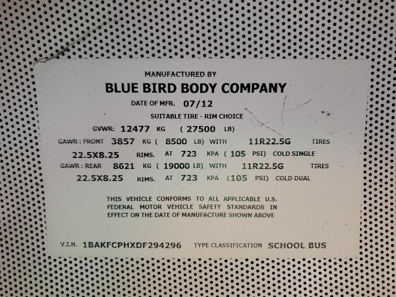 Blue Bird School Bus