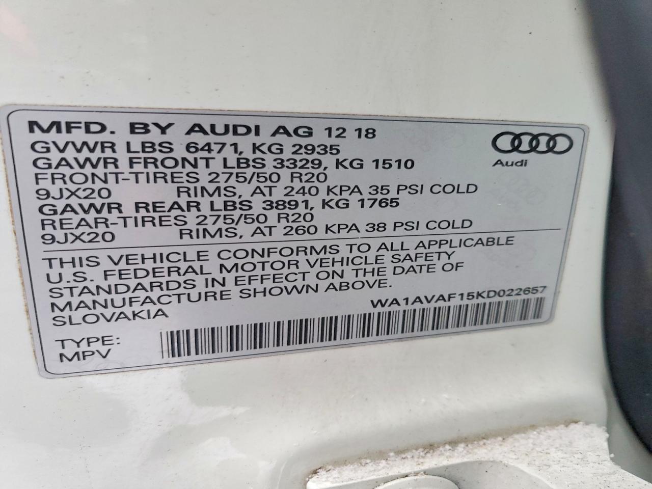 Audi Q8 Premium
