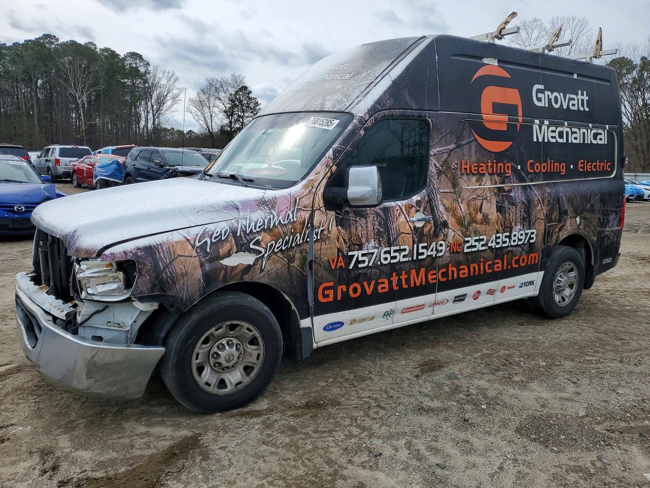 Salvage Nissan Nv Image
