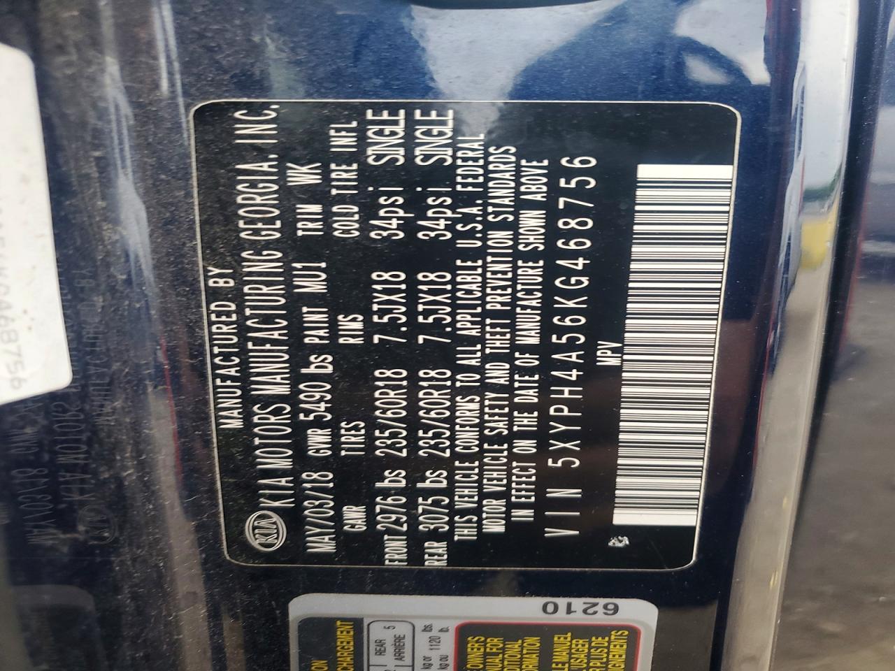 Kia Sorento Ex V6
